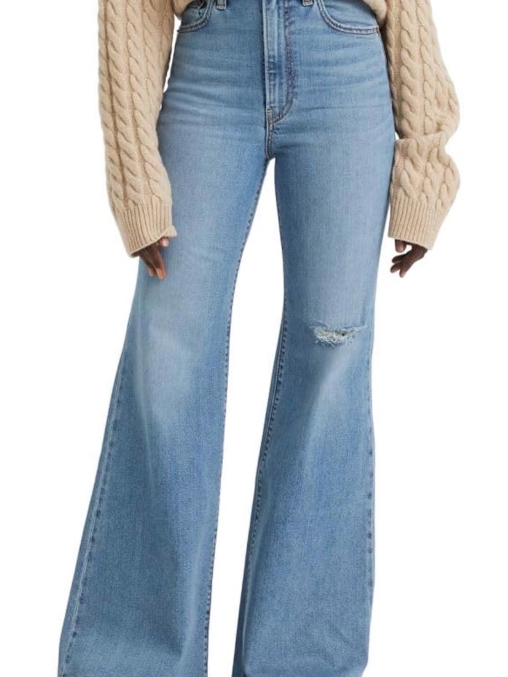 Levi's Womens Ribcage Bell Bottom Jeans